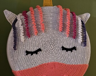 Unicorn Crochet Spare Tire Cover