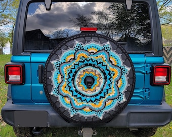 Briar Rose Crochet Spare Tire Cover