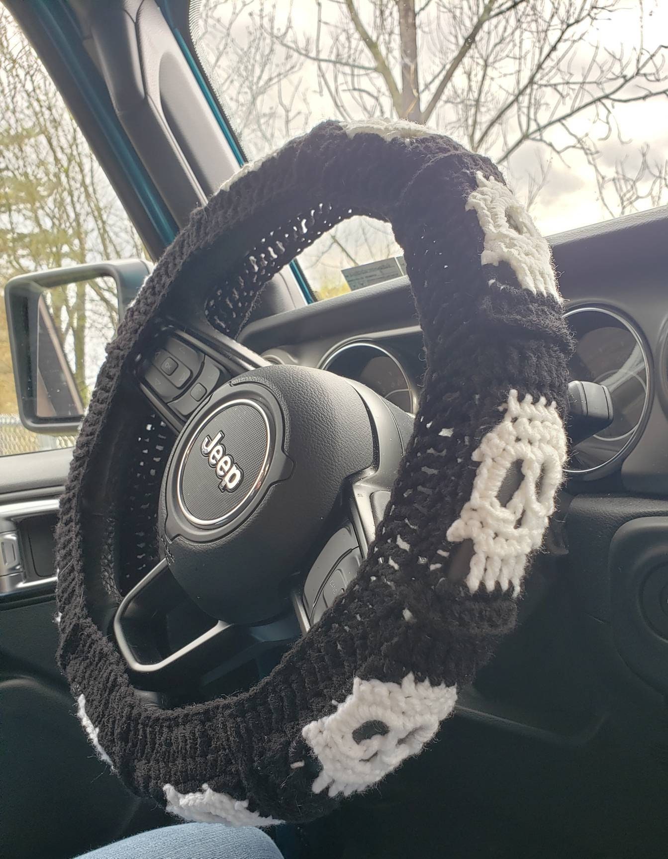 Cute jeep sales steering wheel cover