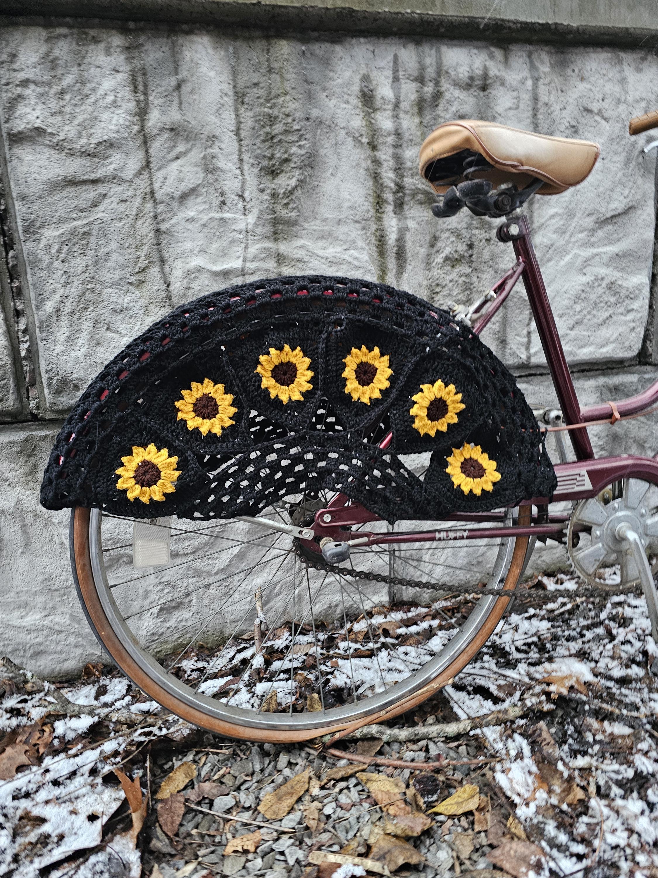 Flower Bike Bike Dress Guard Bicycle Skirt Skirt Dress Guard