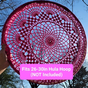Crochet Dreamcatcher / Mandala / Boho Wall Hanging