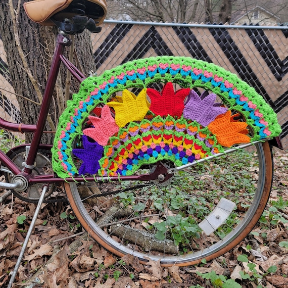 Bike hotsell spoke guard