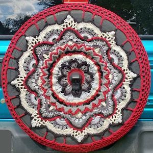 Briar Rose Crochet Spare Tire Cover