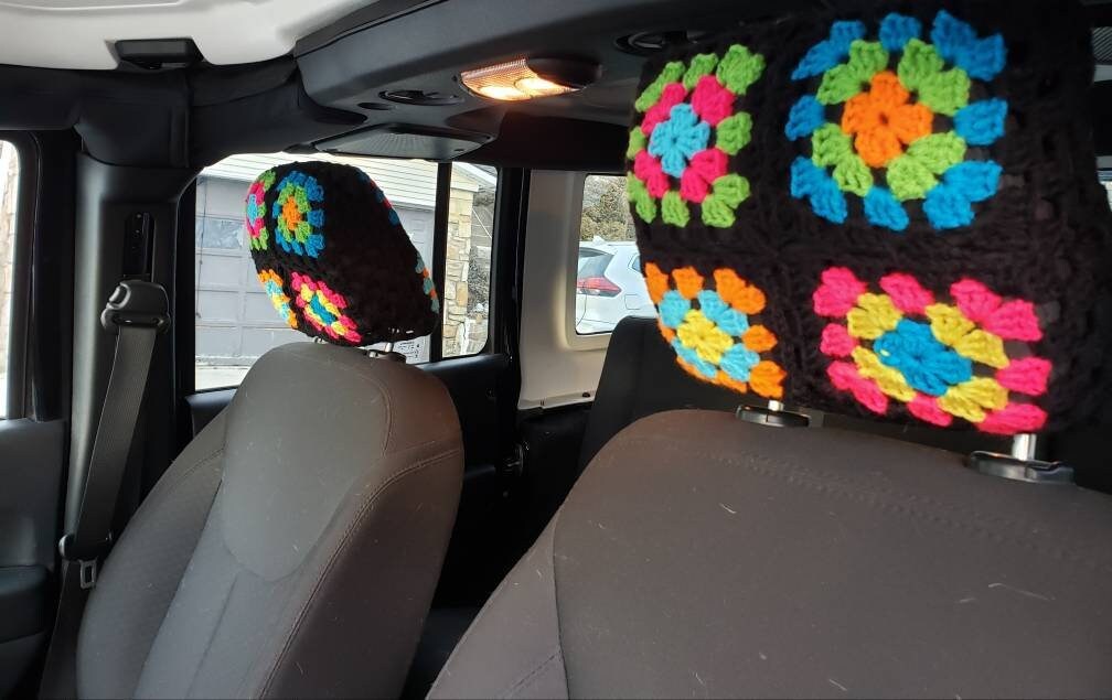 DIY Car Headrest Covers \\ With a Witchy Twist 