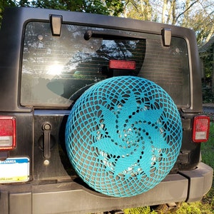 Spiral Crochet Spare Tire Cover image 9