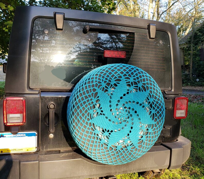 Spiral Crochet Spare Tire Cover image 9