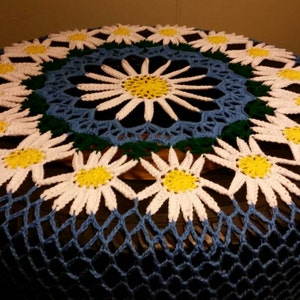 Daisy Crochet Spare Tire Cover image 4