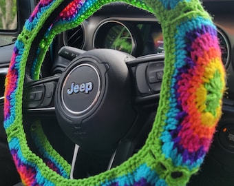 Funda de volante de ganchillo Bright Sophies Garden