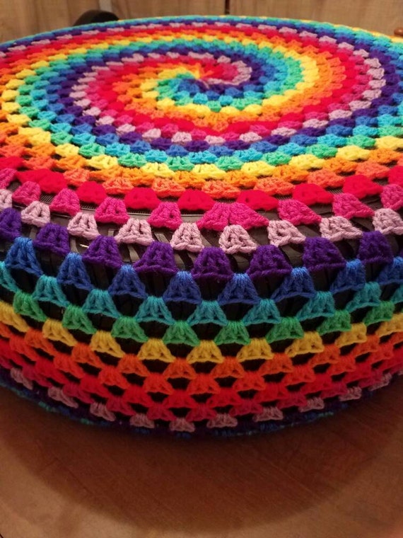 Crochet tie dye blanket outlet