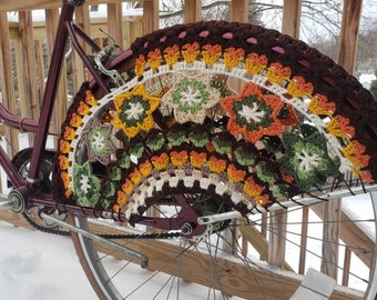 Flower Bike Skirt/Dress Guard Bicycle Skirt/Dress Guard Bike Spoke Guard