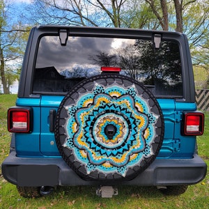 Briar Rose Crochet Spare Tire Cover image 6