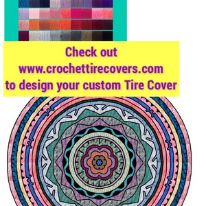 Sophie's Garden Crochet Spare Tire Cover image 10