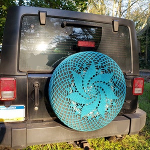 Spiral Crochet Spare Tire Cover image 10