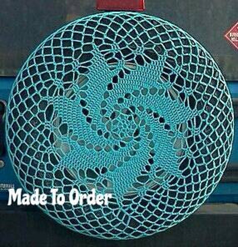 Spiral Crochet Spare Tire Cover image 5