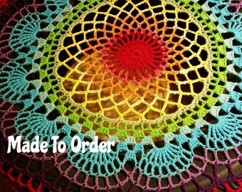 Doily Crochet Spare Tire Cover