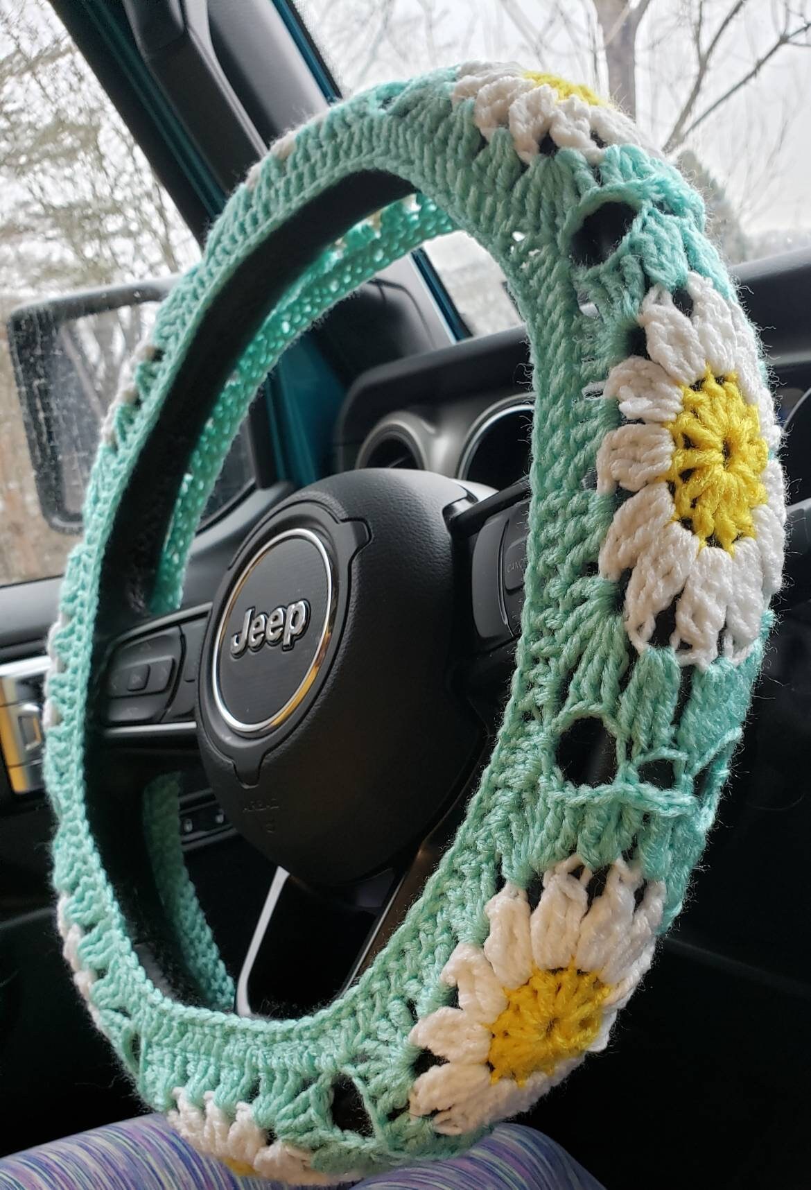 Angie's Sandworm Steering Wheel Cover … This Is Creative Crochet At Its  Best!