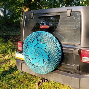 Spiral Crochet Spare Tire Cover image 3