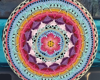 Sophie's Garden Crochet Spare Tire Cover