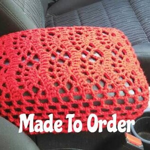 Crochet Center Console Cover