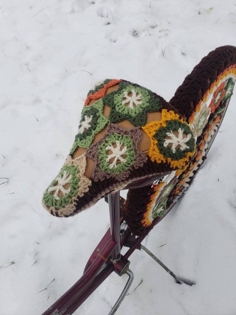 Flower Bicycle/Bike Seat Cover image 4