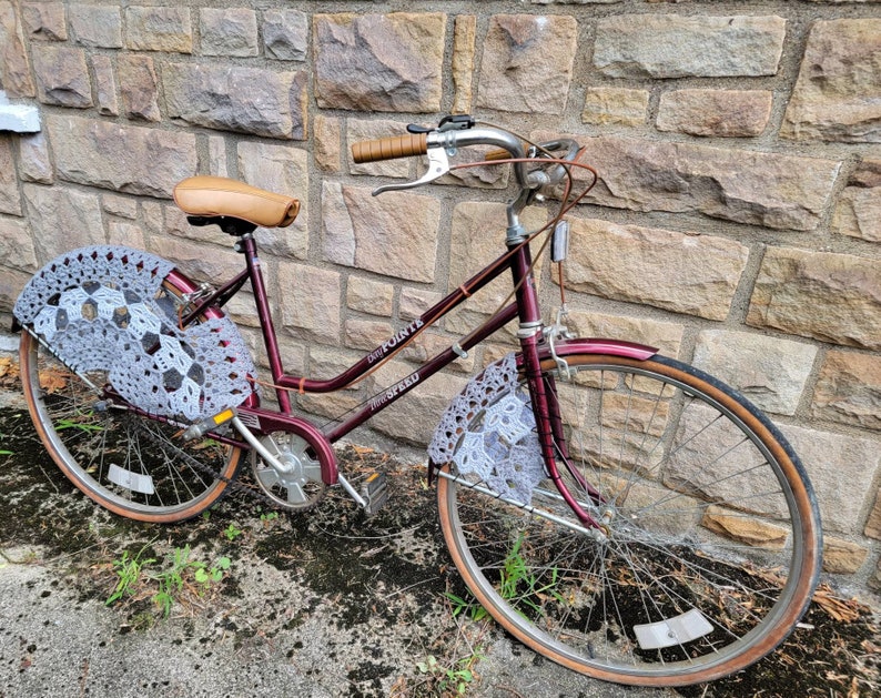 Skull Bike Skirt/dress Guard Bicycle Skirt/dress Guard Etsy