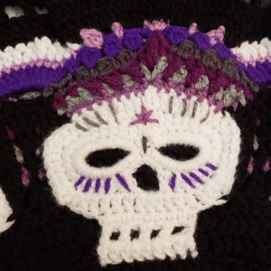 Skulls Crochet Spare Tire Cover image 10