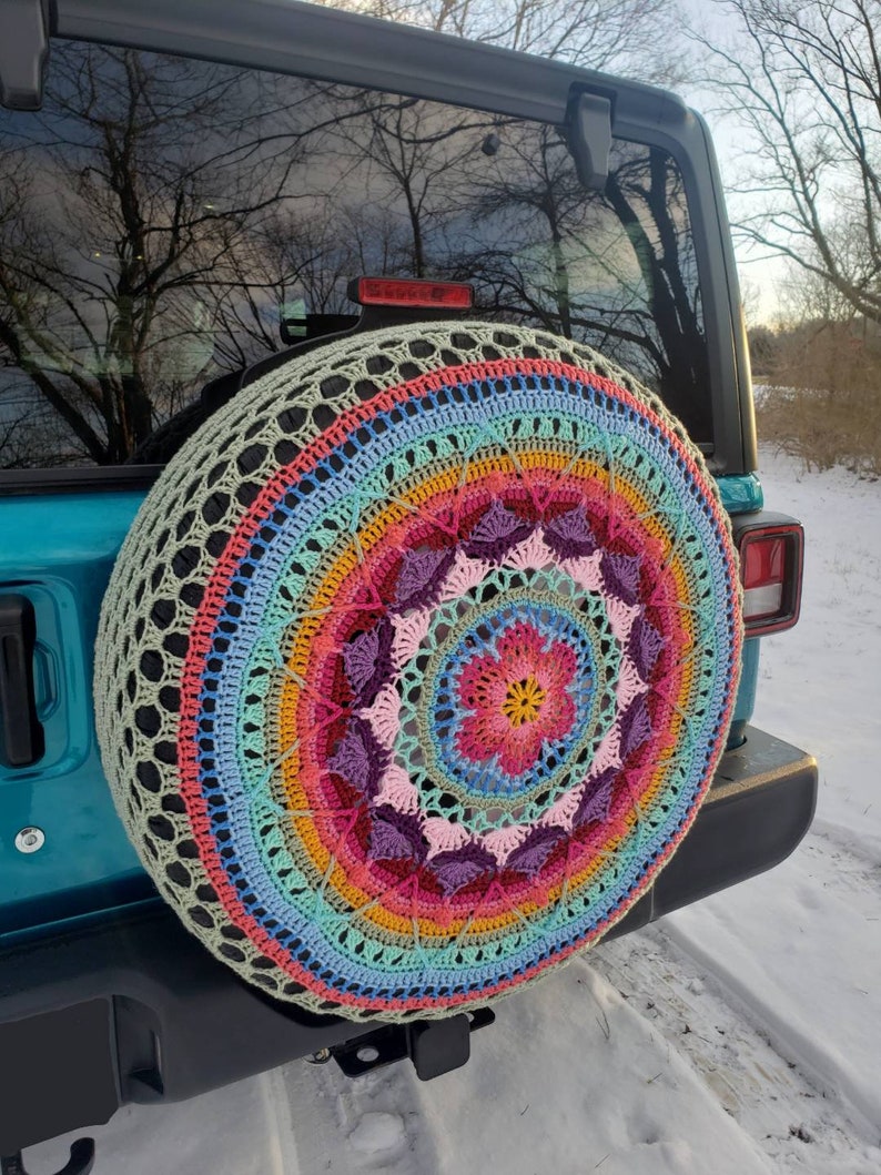 Sophie's Garden Crochet Spare Tire Cover image 3