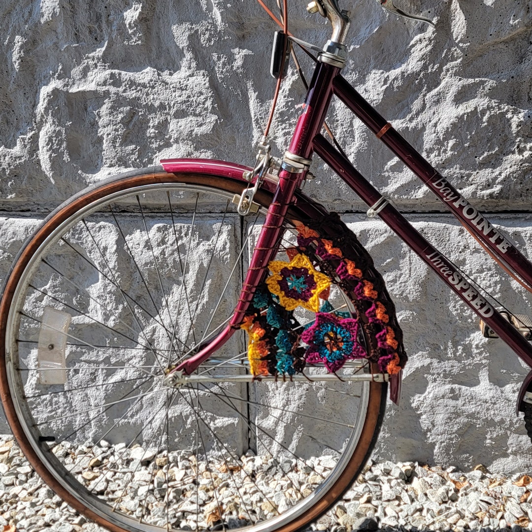 Front Wheel Flower Bike Skirt/dress Guard Bicycle Etsy
