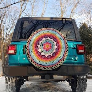 Sophie's Garden Crochet Spare Tire Cover image 5