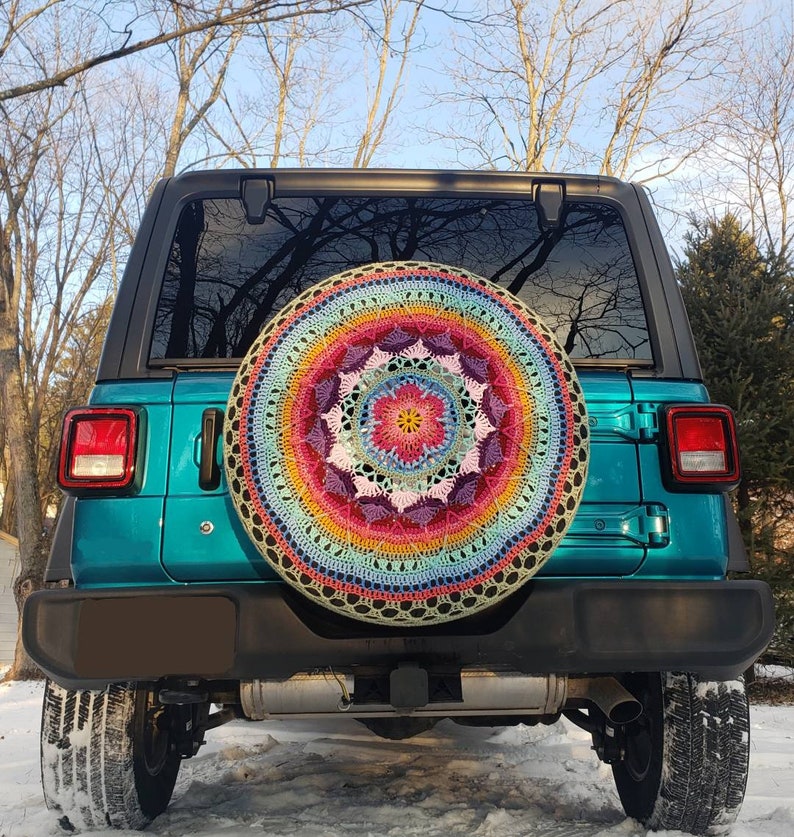 Sophie's Garden Crochet Spare Tire Cover image 5