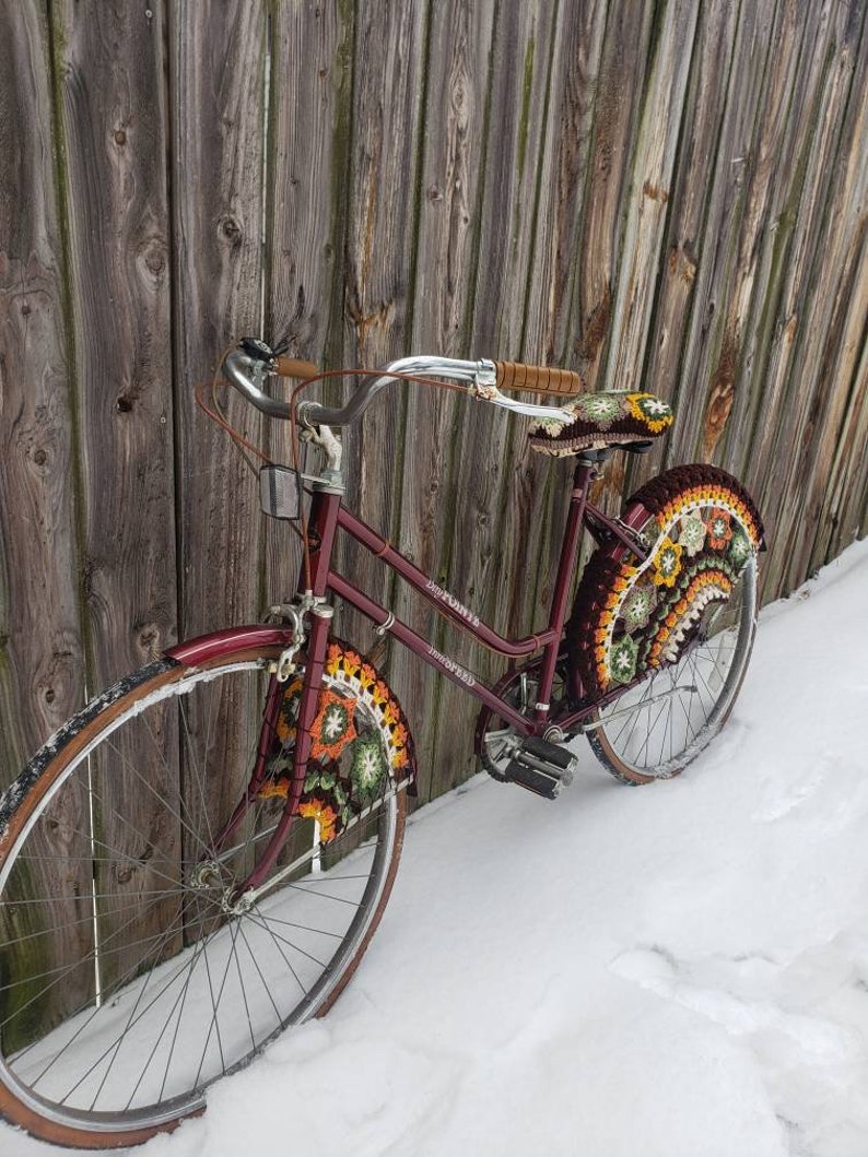 Flower Bike Skirt/dress Guard Bicycle Skirt/dress Guard Etsy