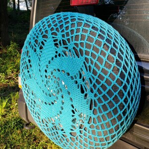 Spiral Crochet Spare Tire Cover image 4