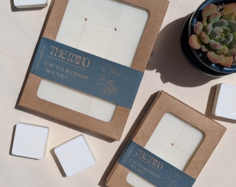 Cactus Blossom & Sea Salt Wax Melts | Natural Coconut Soy Wax