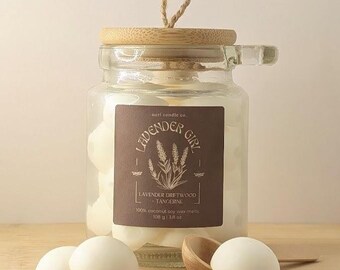 Lavender Driftwood + Tangerine | Coconut Soy Wax Melts | Lavender & Woodsy Home Fragrance | Lavender Girl | Music-Inspired