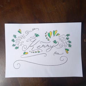 Kerry Art – ręcznie pisane w pięknym stylu miedziorytu