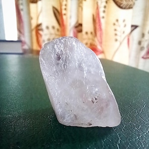 Cute Snow Quartz Gem From The West Of Ireland Featuring An Etched Crystal Surface And Good Clarity, Magical Quartz Stone For Crystal Healing