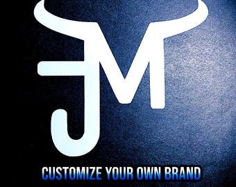 Cattle Brand Decal, Custom Cattle Brand Stickers, Custom Ranch Brand Decal, Custom Cattle Brand Decal Stickers, Livestock Brand Decals