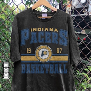 Indiana Basketball Vintage Sweatshirt, Pacers Retro Shirt, Gift For Fan Indiana Christmas, Indiana Basketball 90s Grahphic Tee