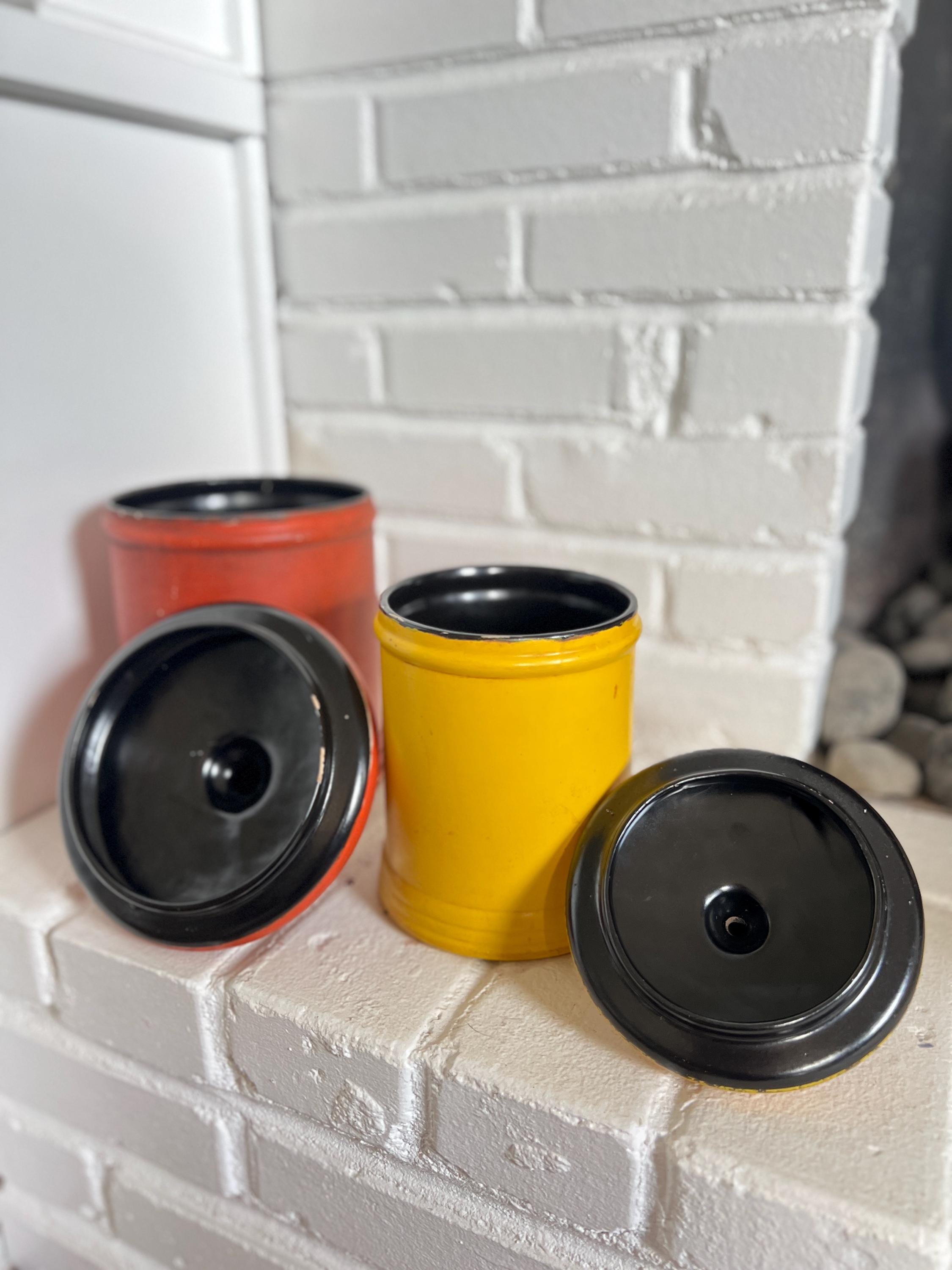 陶器キャニスター2個セット - Etsy 日本