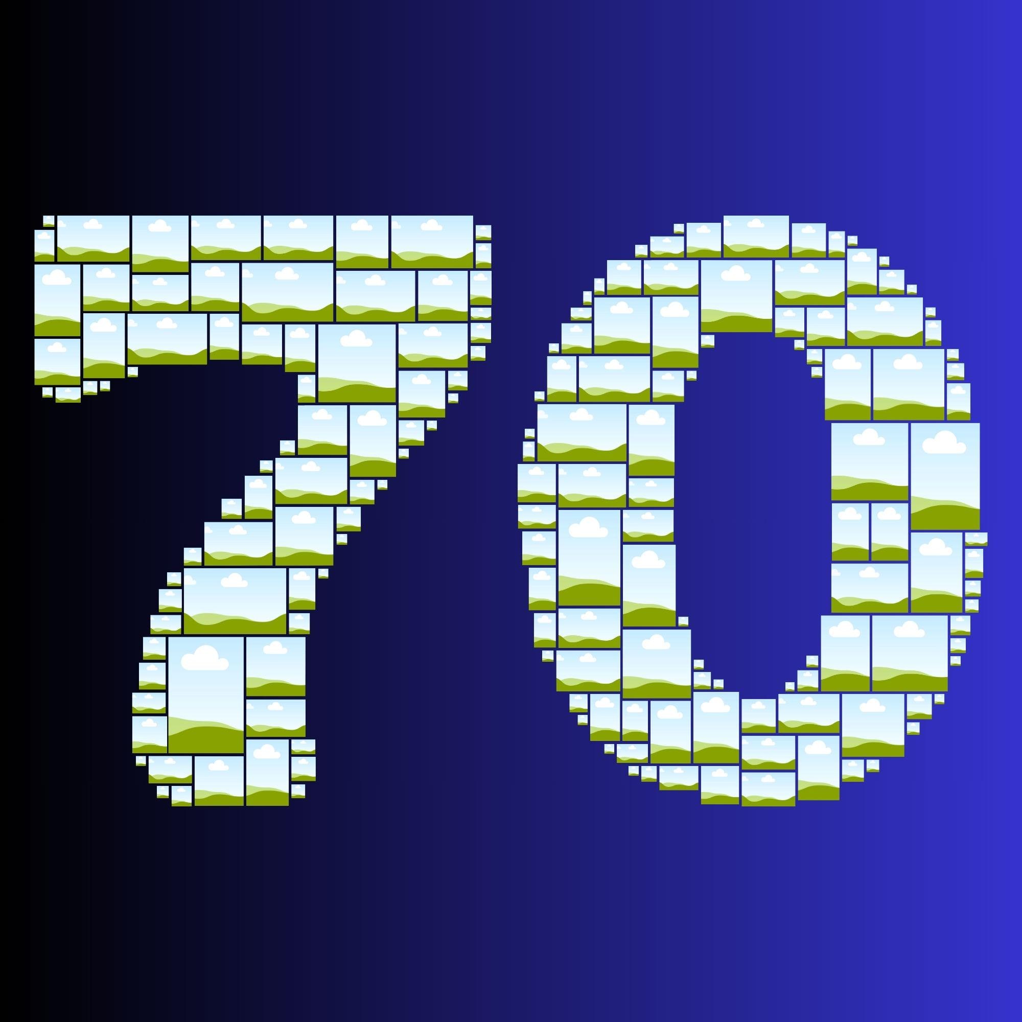 DIY Number Photo Collage Canva Template, Edit Yourself, Digital ...