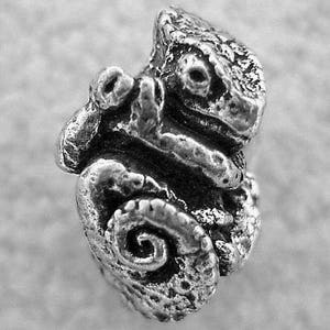 Green Girl Studios Pewter Chameleon Bead