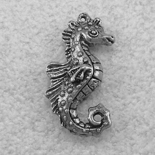 Green Girl Studios Pewter Woodland Scene Bead Etsy