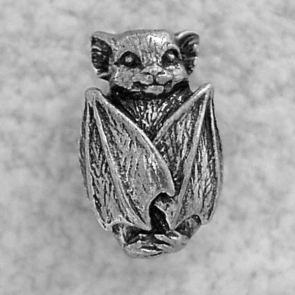 Green Girl Studios Pewter Bat Bead