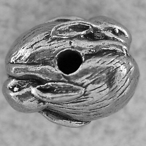 Green Girl Studios Pewter Woodland Scene Bead Etsy