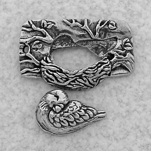 Green Girl Studios Octoball Pewter Bead Etsy