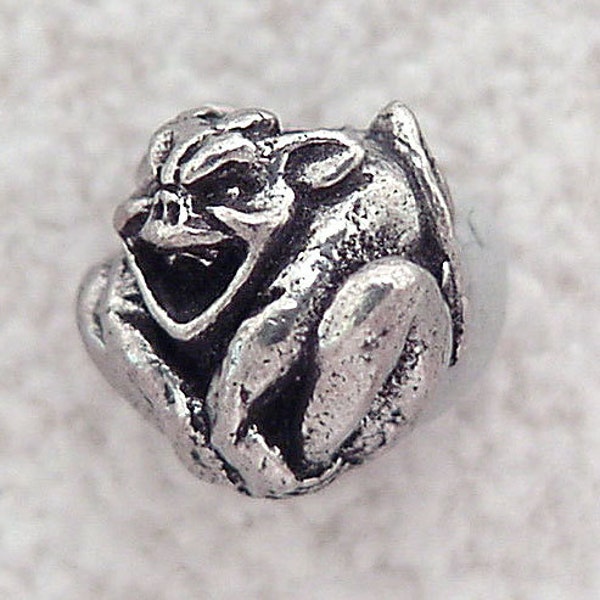 Green Girl Studios Pewter Gargoyle Bead