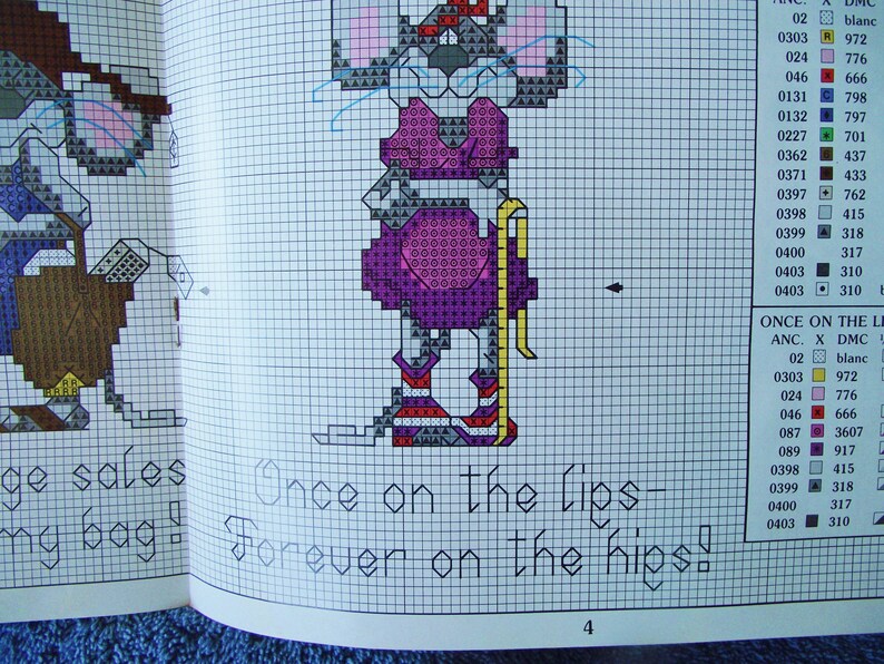 Leisure Arts Leaflet 415 MOUSE In The HOUSE Cross Stitch Pattern Designs By Cari