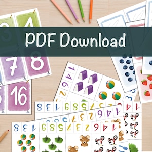 Cijfers en letters leren – Vroege leerlingen | Kleuterschool en groep 1 | 3-stappen leerprogrammabundel | Digitale download