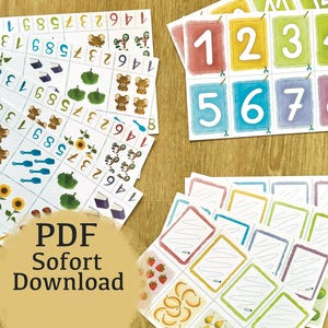 数字を学ぶ - 量を理解する - 演習を含む 3 ステップ プログラム - 未就学児と 1 年生