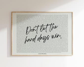 ACOTAR Wall Art Print, ACOMAF, Velaris, boekcitaten wordt afgedrukt, leesgrage poster, boekenliefhebber Art Print, digitale download, afdrukbaar